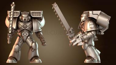 3D модель Angry Assault Space Warriors – Третья поза (STL)