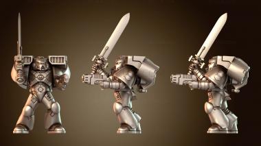 3D модель Angry Assault Space Warriors – Сержант (STL)