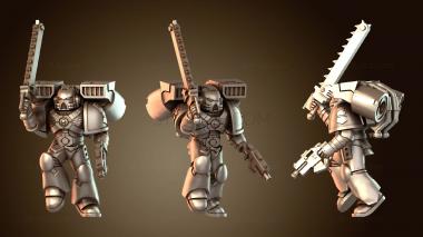 3D модель Angry Assault Space Warriors – Вариант V (STL)