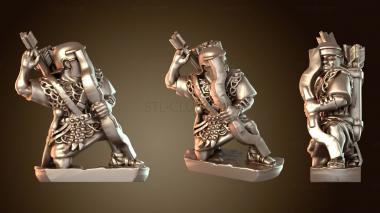 3D модель Лучник – Вариант А (STL)
