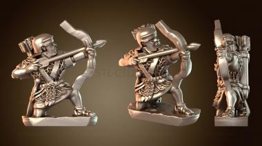 3D модель Лучник – Вариант D (STL)