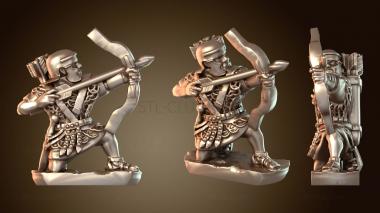3D модель Лучник – Вариант L (STL)