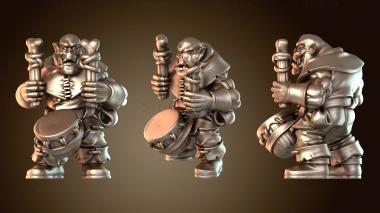 3D модель Лучник – Музыкант (STL)