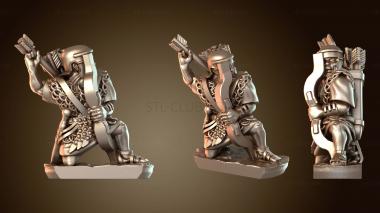 3D модель Лучник – Вариант Q (STL)