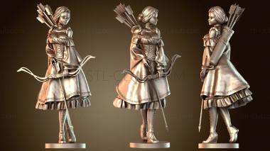 3D модель Лучница (STL)