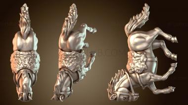 3D модель Лучники на конях (STL)