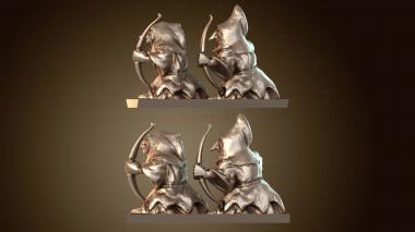 3D модель Лучники – Вариант J (STL)