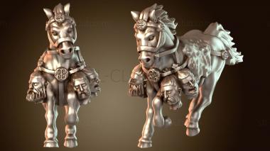 3D модель Ариовист – На коне (STL)