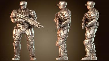 3D модель Офицер армии – Дубликат (STL)