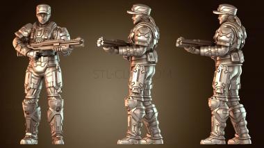 3D модель Офицер армии – Вариант C (STL)