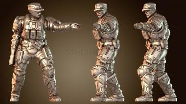 3D модель Офицер армии по связи (STL)