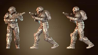 3D модель Армейский разведчик-стрелок DMR (STL)