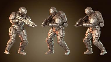 3D модель Армейский солдат (STL)