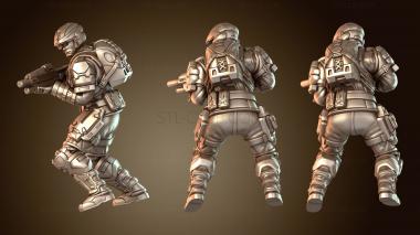 3D модель Армейский солдат (м) (STL)