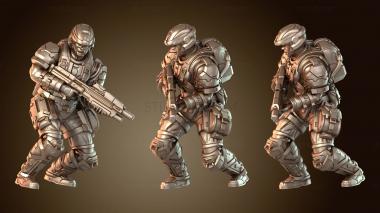 3D модель Армейский солдат (т) (STL)