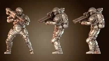 3D модель Ракетная установка для армейских оружейных команд (STL)