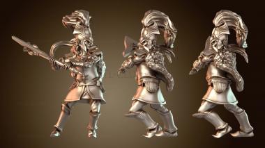 3D модель Арриор Лев (STL)