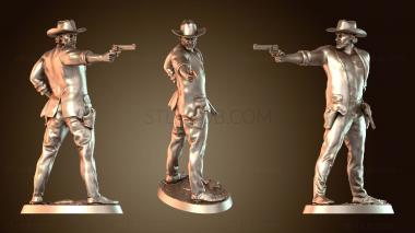 3D модель Маршал Рик – фигурка в стиле вестерн (STL)