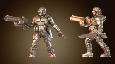 3D модель Секретный гражданский (альт 1) (STL)