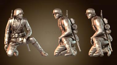 3D модель Немецкий артиллерист (STL)