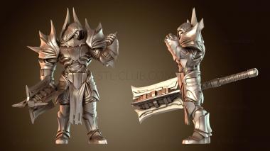 3D модель Арториас Паладин с Плащом (Кило) (STL)