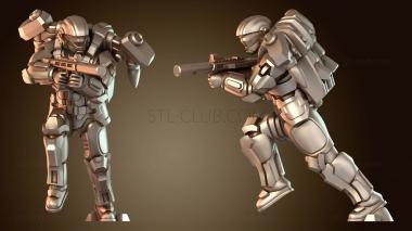 3D модель Оператор по сносу (STL)