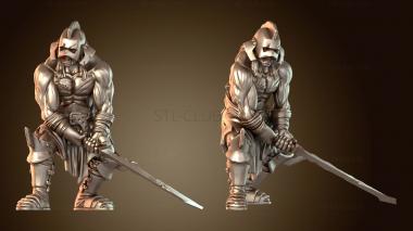 3D модель Орк-берсерк Отряд А (STL)