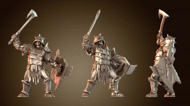3D модель Оркский отряд ближнего боя A (STL)