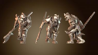 3D модель Оркский отряд ближнего боя C (STL)