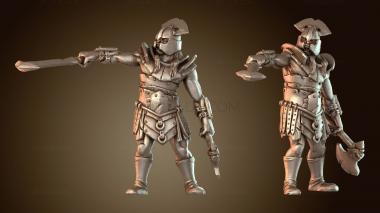 3D модель Орк Командир Воин (STL)