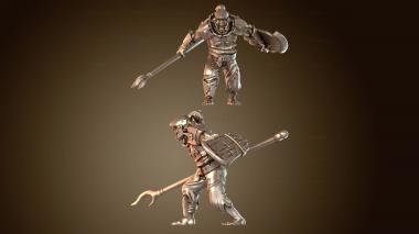 3D модель Орк-копейщик Отряд B (STL)