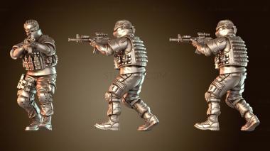 3D модель Шоковые солдаты вариант А (STL)