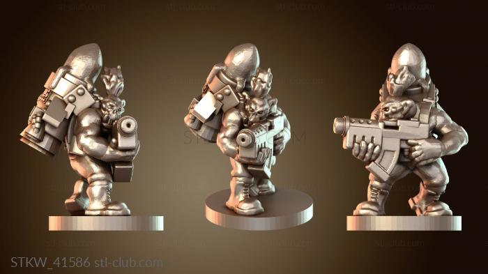 Military Assault Troop Ork Stormboys z