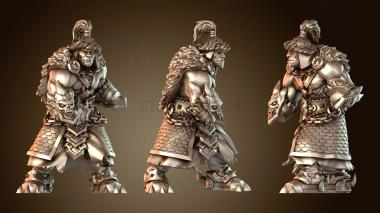 3D модель Астарийский варвар-военачальник (STL)