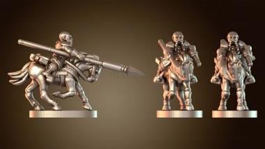 3D модель Аттиланские кавалерийские всадники (STL)