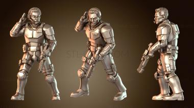 3D модель Оперативники Бюро Оперативники (STL)