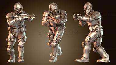 3D модель Оперативники Бюро Оперативники (STL)