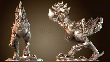 3D модель Птичий хищник alt (STL)