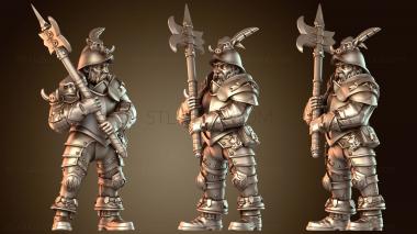 3D модель Мужчина с топором (STL)