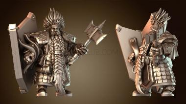 3D модель Волосы Axe Parry (STL)
