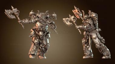 3D модель Воин Топора Пять (STL)