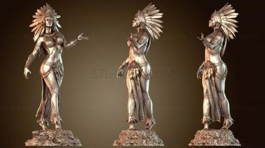 3D модель Ацтекская богиня (STL)