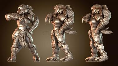 3D модель Блокировщик в стиле ацтеков alt (STL)