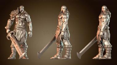 3D модель Варварский меч (STL)