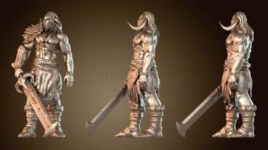 3D модель Вариант Варварского меча (STL)