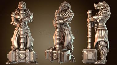 3D модель Бахаруш, Драконорождённый Паладин (STL)