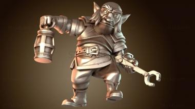 3D модель БАМ Гном Механик (STL)
