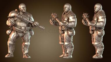 3D модель Капитан бандитов альт (STL)