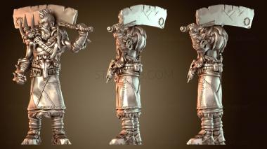 3D модель Капитан Бандит Баннер (STL)