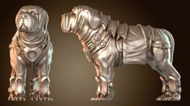 3D модель Бандитмастиф стоя (STL)